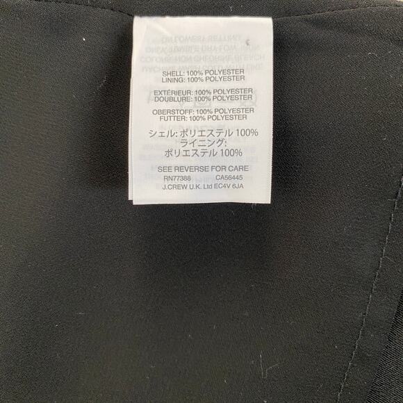 J Crew Sequin Bow Tank Top Shell Sz 4 Black Purple Holiday Top Minimalist - Picture 12 of 14